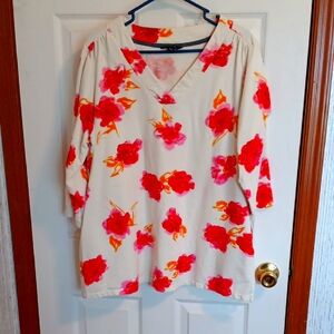 Lands End Tunic With Pockets And Side Slits